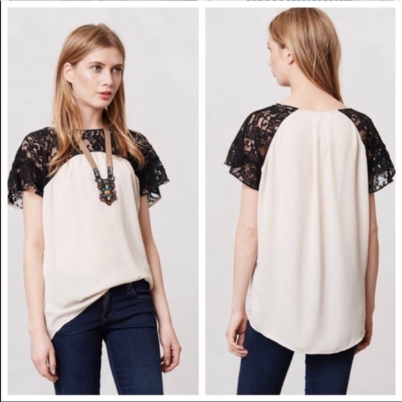 Anthropologie Tops - Maeve ALL BLACK Penumbra top